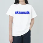 skamuzik a go goのskamuzikアオ ヘビーウェイトTシャツ