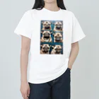 TakashiSのThe Pug Spectrum Heavyweight T-Shirt