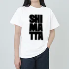 狭間商会のSHIMATTA black ヘビーウェイトTシャツ