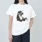 HeyHey Marketのなにかを飲んでる恐竜 Heavyweight T-Shirt