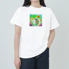 こもれび鍼灸整体院のグッズのこもれび鍼灸整体院のハリネズミくん Heavyweight T-Shirt