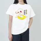 金もち白蛇の金もち白蛇様(赤目) ヘビーウェイトTシャツ