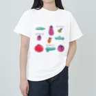 Aランチサラダ付SHOPの夏野菜たち ヘビーウェイトTシャツ