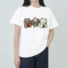 もののけCo.のくまくまファミリー Heavyweight T-Shirt