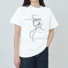 ツガイツツのヘビーヘヴン3 モノクロ　HEAVY HEAVEN　ワイヤーパンク Heavyweight T-Shirt