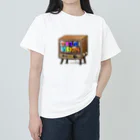 とーる 🇯🇵akabeco/animals/graffitiのテレビジョン ヘビーウェイトTシャツ