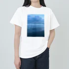 豊風本舗の夏の九十九里浜の浜辺　３ Heavyweight T-Shirt
