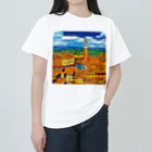 GALLERY misutawoのイタリア シエナの街並み ヘビーウェイトTシャツ