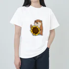 まんまるプップのカワウソ丸 Heavyweight T-Shirt