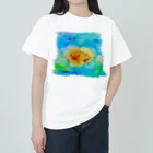 onmycolorの楽描き店のはこふぐ太 ヘビーウェイトTシャツ