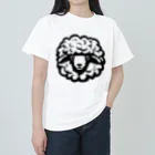 スバルSUZURI店のfluffy sheep 01 Heavyweight T-Shirt