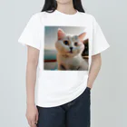 ちゅんきちショップの癒やしの子猫　イラストグッズ Heavyweight T-Shirt