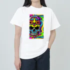 jack_and_beanのヘビーメタルでロックなスカル Heavyweight T-Shirt