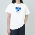 the blue seasonのルナちゃん ヘビーウェイトTシャツ