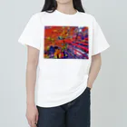 GALLERY misutawoの伊香保 河鹿橋の紅葉 ヘビーウェイトTシャツ