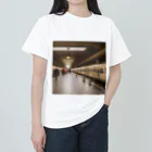 chy33350の夜更けのプラットホーム Heavyweight T-Shirt