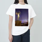 kokyu.jpの釧路幣舞橋の銅像 Heavyweight T-Shirt