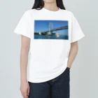 kokyu.jpの鳴門海峡大橋か瀬戸大橋（たぶん鳴門海峡大橋） ヘビーウェイトTシャツ