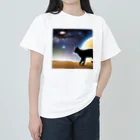 genki-cyatoの火星猫 ヘビーウェイトTシャツ