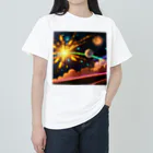 marky88の宇宙に咲く花火 ヘビーウェイトTシャツ