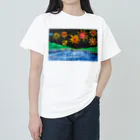 社会福祉法人　真奉会の2023.8ワークショップあいら（壁画） ヘビーウェイトTシャツ