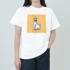 デザインショップ guccyのサングラスをかけたアルパカ Heavyweight T-Shirt