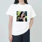 AI美女（appurin）公式グッズの斎藤綾華 ヘビーウェイトTシャツ