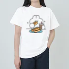 ナポリのSUZURIのホットドックとうさちゃん Heavyweight T-Shirt