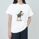 namacoのノボタンとヤンバルクイナ Heavyweight T-Shirt