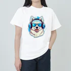 dogsdream8246の夏楽ハスキー ヘビーウェイトTシャツ