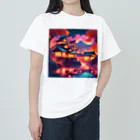 rapasuの日本情景（秋） ヘビーウェイトTシャツ