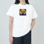 Ai蜂谷流歌によるオシャレ販売のライカ星 Heavyweight T-Shirt