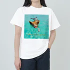 MOMOTAKAショップの海のかけら - ピグとバード ヘビーウェイトTシャツ