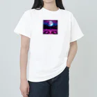 ちょいこげぐらたんの【デジタルムーン】 Heavyweight T-Shirt
