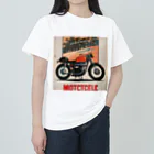 Jin12のレトロバイク ヘビーウェイトTシャツ