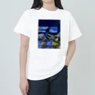 junji8000の水族館　自由に泳ぐ色々なさかな ヘビーウェイトTシャツ