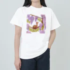 カタツムリに癒しを求めて❗の藤棚を見上げる🐌 ヘビーウェイトTシャツ