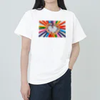 invitationのカラフルハート Heavyweight T-Shirt