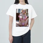 RGセクシーガールの金髪美女 Heavyweight T-Shirt