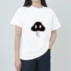 眼帯女子部の毒しいたけ ヘビーウェイトTシャツ