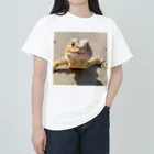 こぶちゃショップのキュートなフトアゴヒゲトカゲ♪ Heavyweight T-Shirt