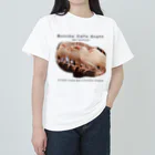 buncho_osaka dot-kitchenの文鳥カフェスタッフTシャツ／文鳥会議 Heavyweight T-Shirt