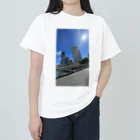 マツリのフォトショップのビルの写真 ヘビーウェイトTシャツ