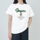 うさぎ雑貨のお店 Charoccinoのうしろむきうさぎ ヘビーウェイトTシャツ