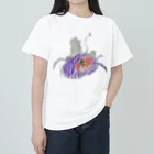 ほわいとくろーばーのライトバイト ヘビーウェイトTシャツ