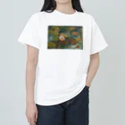 JjyunKaigaKoubouの2020年5月岡田美術館前 雨後の蓮の花 Heavyweight T-Shirt