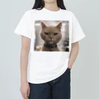 TAIYO 猫好きのビックフォト茶虎模様猫 ヘビーウェイトTシャツ