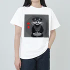 I'm Pixelのグルメなオッター ヘビーウェイトTシャツ