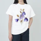 Atelier Petrichor Forestのキキョウ Chinese bellflower Heavyweight T-Shirt