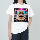 aoking_の近未来猫2 ヘビーウェイトTシャツ